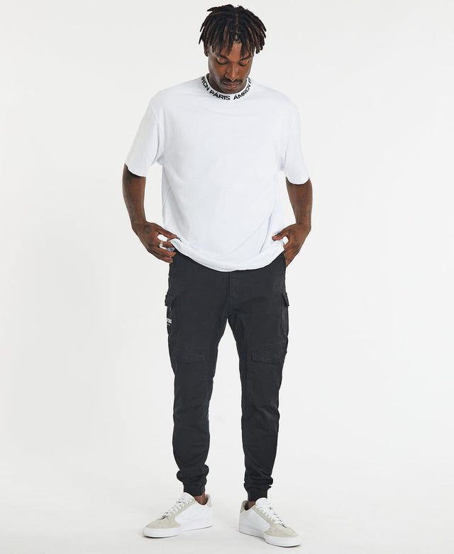 Americain Riley Box Tee - White WHITE