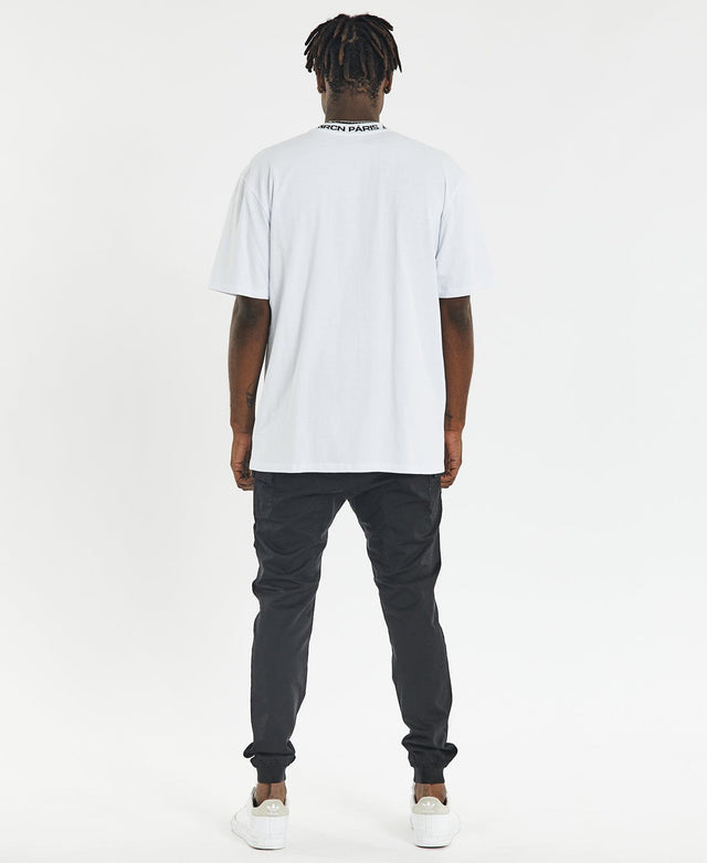 Americain Riley Box Tee - White WHITE