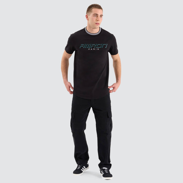 Americain Samwise Dual Curved Tee Jet Black