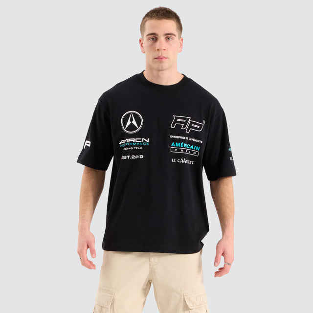 Americain Saruman Oversized Tee Jet Black