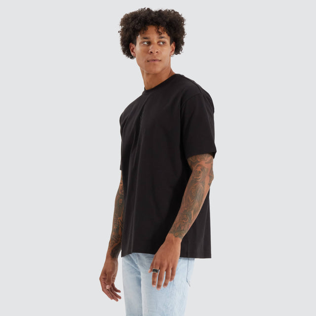 Americain Sedley Tee Jet Black