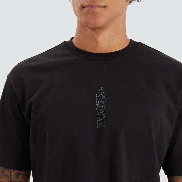 Americain Sedley Tee Jet Black