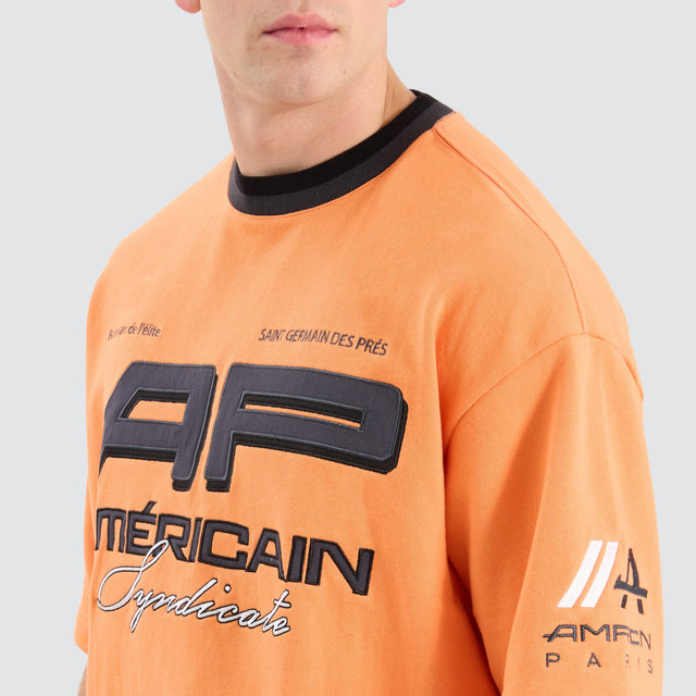 Americain Theoden Mega Loopback Tee Autumn Sunset