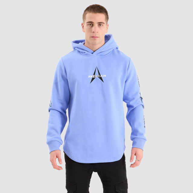 Americain Thranduil Dual Curved Hoodie Vista Blue