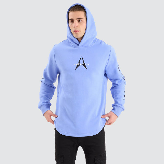 Americain Thranduil Dual Curved Hoodie Vista Blue