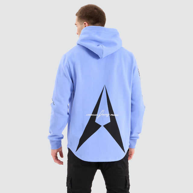 Americain Thranduil Dual Curved Hoodie Vista Blue