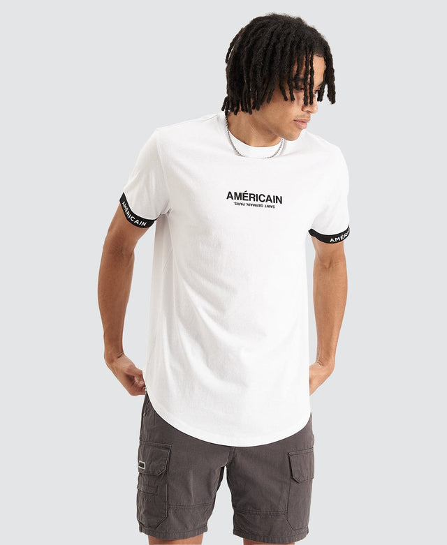 Toussaint Dual Curved Hem T-Shirt White – Neverland Store