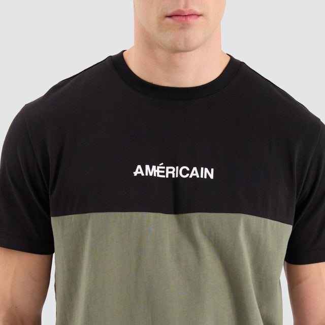 Americain Vanguard Dual Curved Tee Agave Green