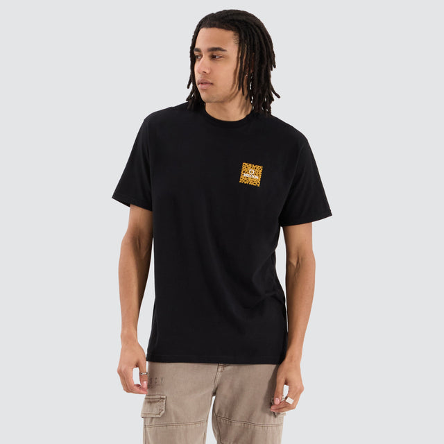 Brixton Alpha Square Short Sleeve Tee Black