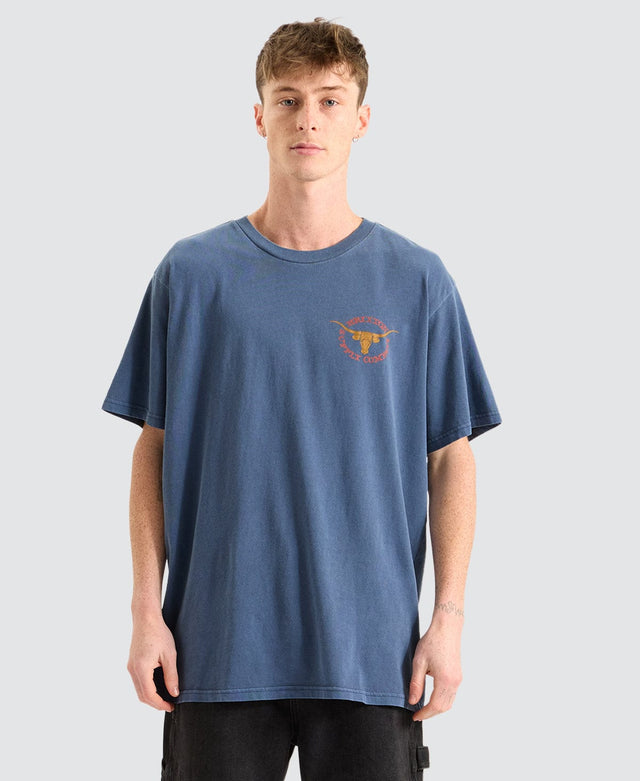 Brixton Boswell T-Shirt Washed Navy