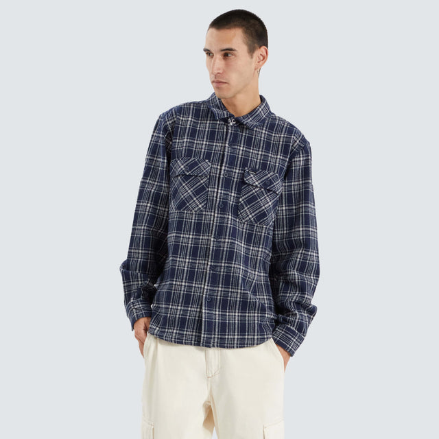 Brixton Bowery Heavy Weight Flannel Shirt Multi Colour