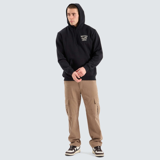 Brixton Hubal Hood Black