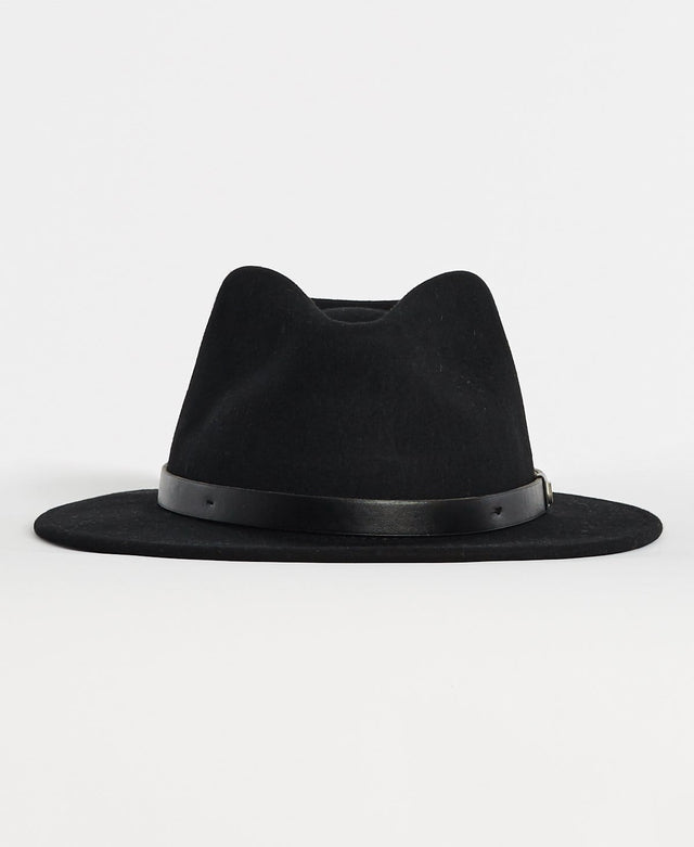 Brixton Messer Fedora Black/Black