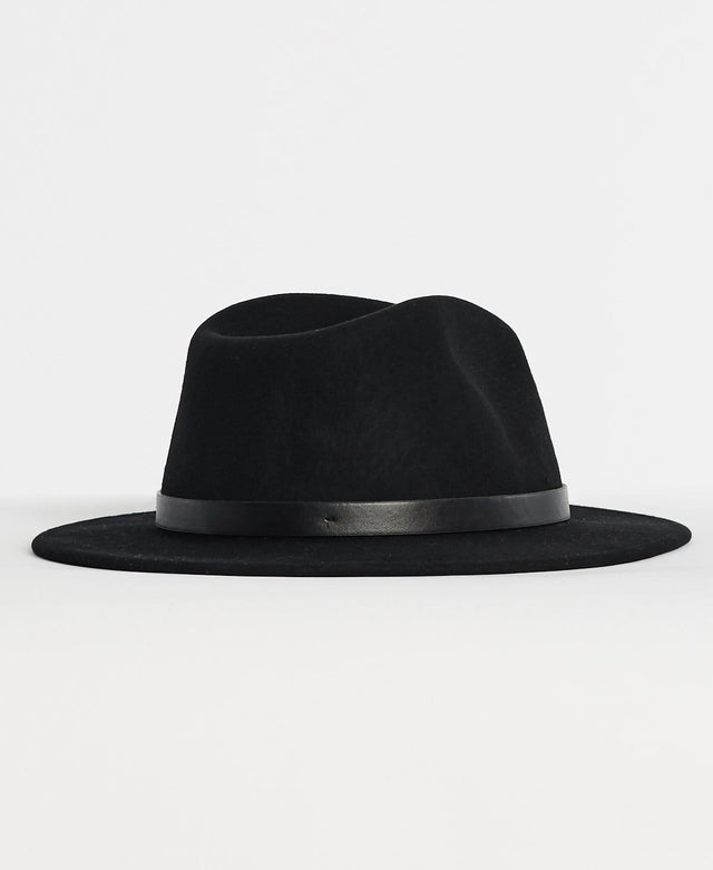 Brixton Messer Fedora Black/Black