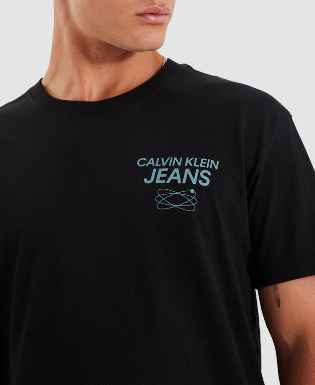 Calvin Klein Future Galaxy Back Graphic T-Shirt Black