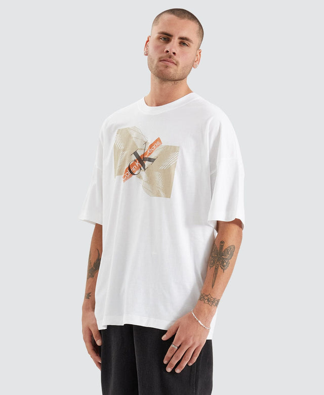 Calvin Klein Skyscraper Urban Graphic T-Shirt White