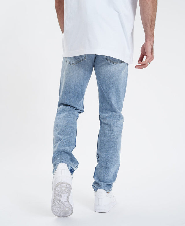 Calvin Klein Slim Taper Jeans Destroyed Light Blue