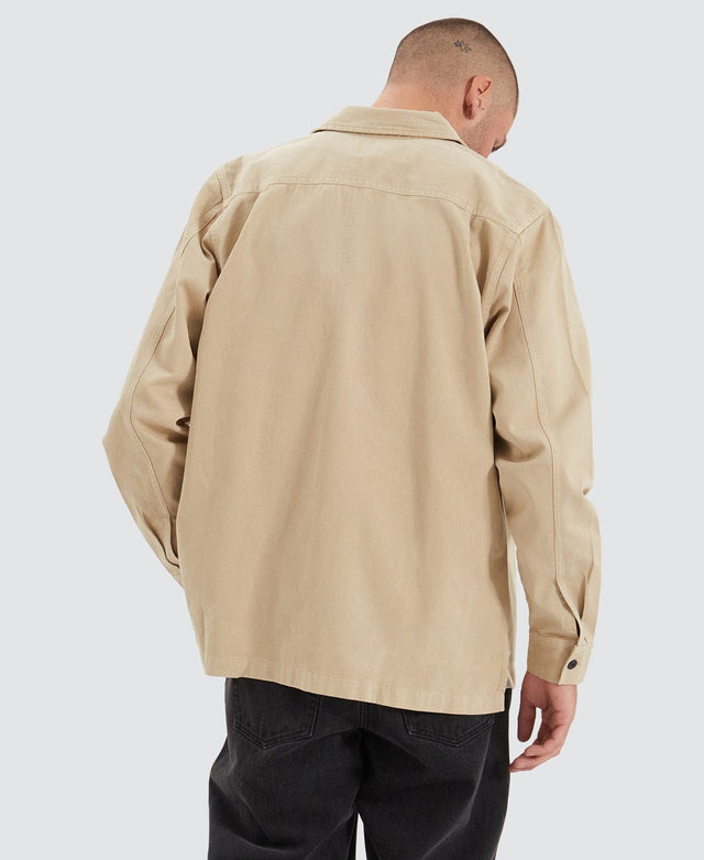 Calvin Klein Utility Overshirt Neutral