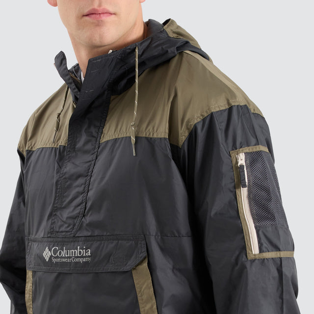 Columbia Challenger Windbreaker Black/Green