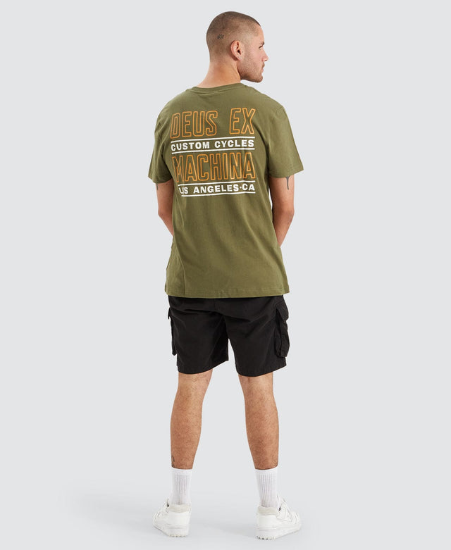 Deus Ex Machina Beam T-Shirt Loden Green