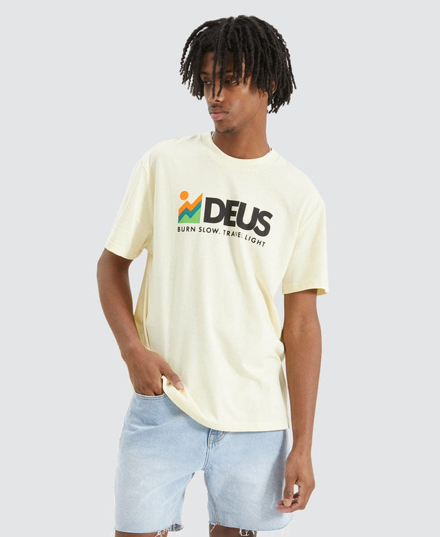 Deus Ex Machina Feit T-Shirt Bone White