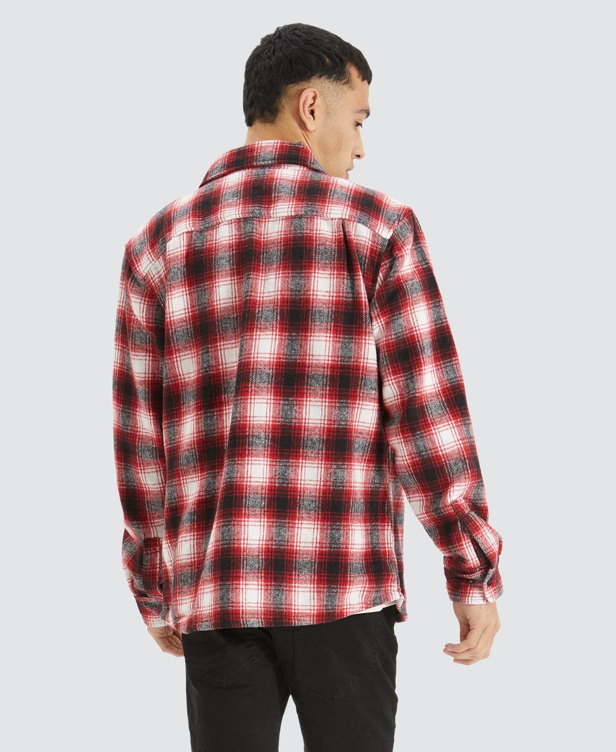 Kalyn Check Shirt Red Clay – Neverland Store