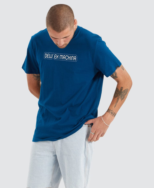 Deus Ex Machina Pots T-Shirt Blue