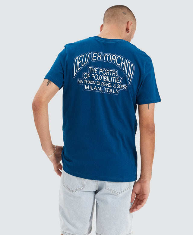 Deus Ex Machina Pots T-Shirt Blue