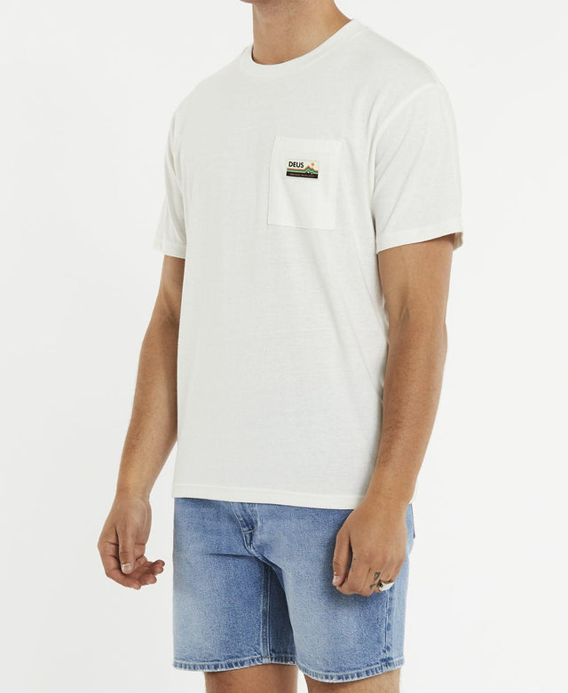 Deus Ex Machina Tango Pocket Tee White