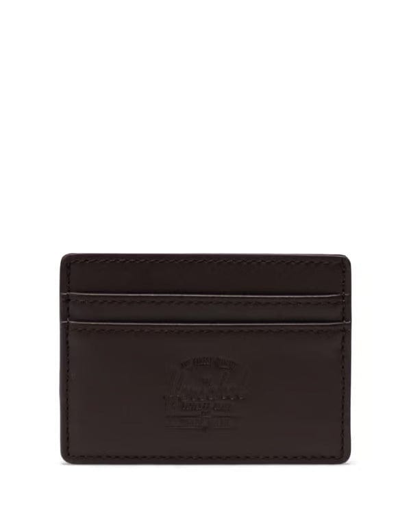 Herschel Charlie Leather RFID Wallet Brown