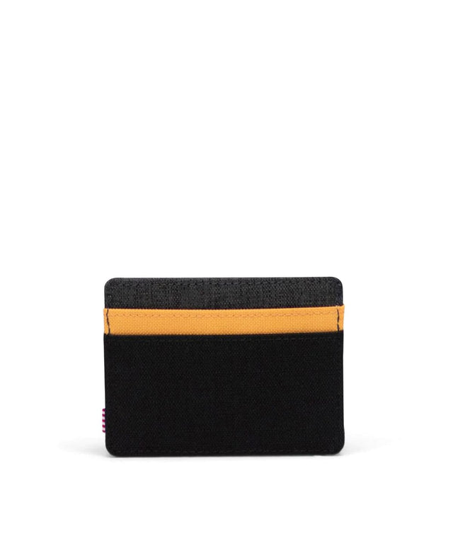Herschel Charlie RFID Black/Black/Blazing Orange