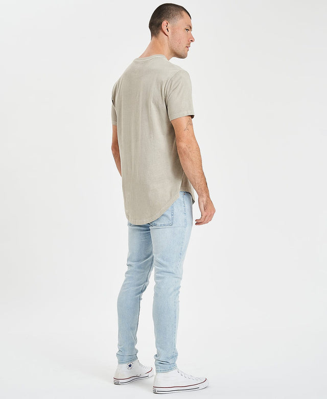 Inventory Bristol Dual Curved T-Shirt Pigment Sepia