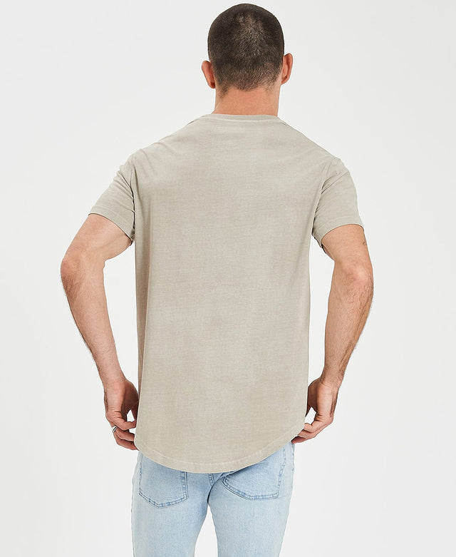 Inventory Bristol Dual Curved T-Shirt Pigment Sepia