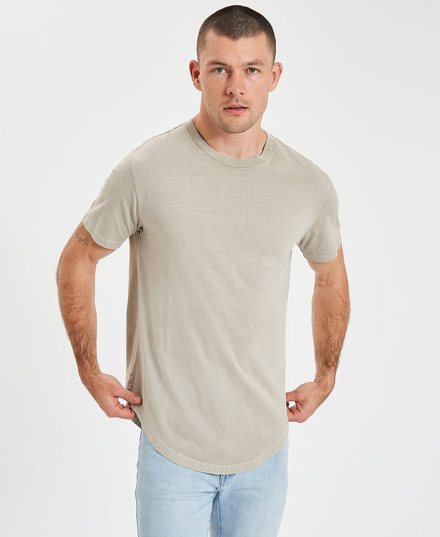 Inventory Bristol Dual Curved T-Shirt Pigment Sepia