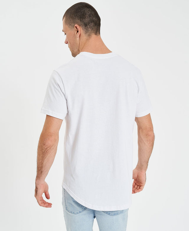 Inventory Bristol Dual Curved T-Shirt White