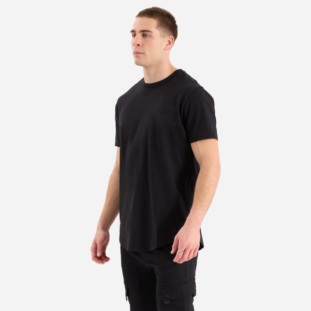 Inventory Bristol Dual Curved Tee Jet Black