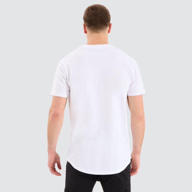 Inventory Bristol Dual Curved Tee Optical White
