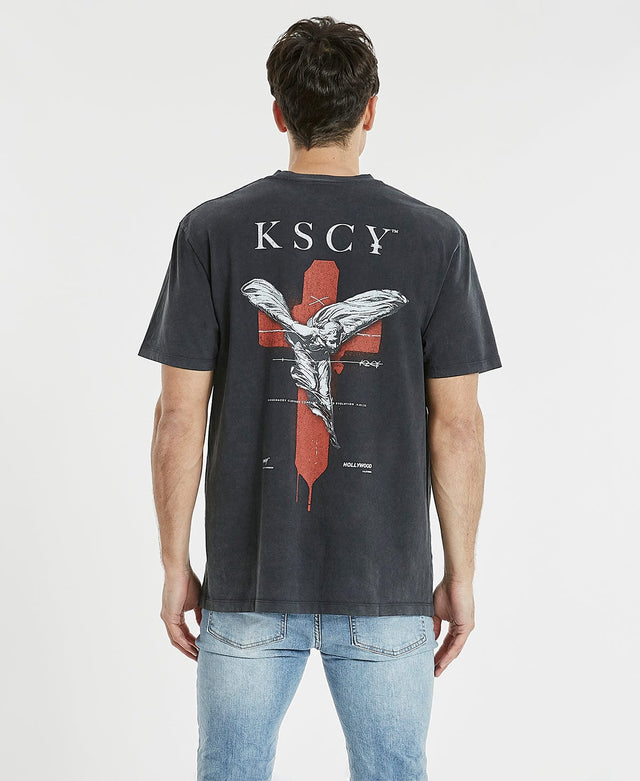 Kiss Chacey Archangel Relaxed T-Shirt Mineral Black