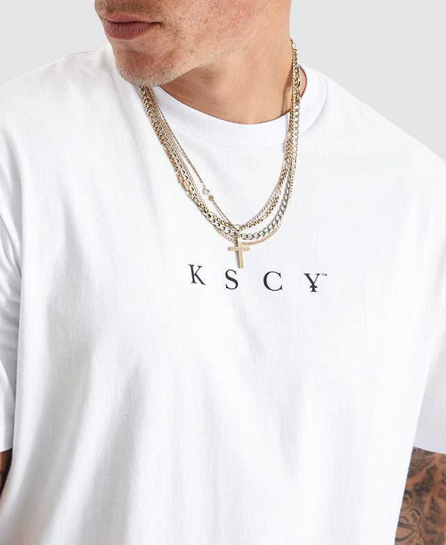 Kiss Chacey Archangel Relaxed T-Shirt White