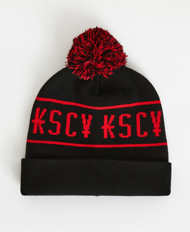 Kiss Chacey Broadway Beanie - Black/Red Multi Colour