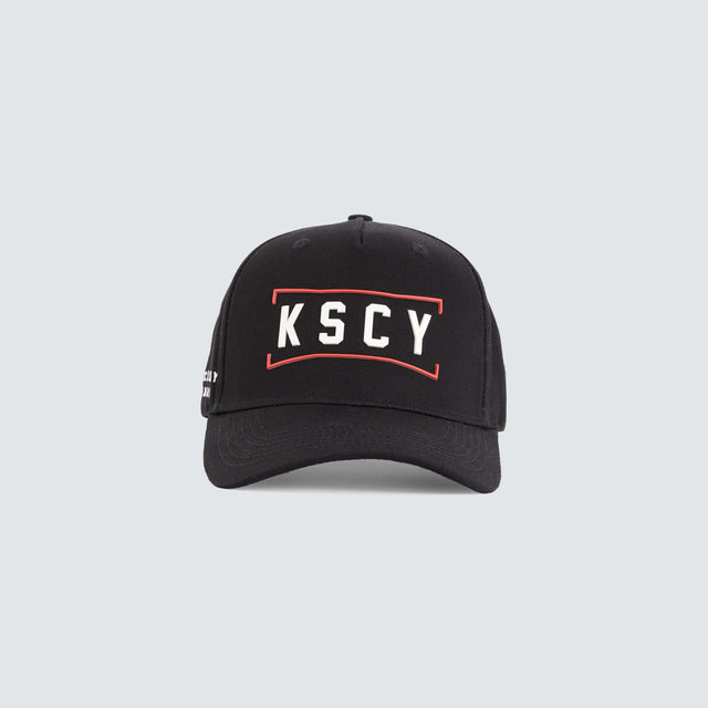 Kiss Chacey Bronx 5 Panel Curved Peak Cap Black