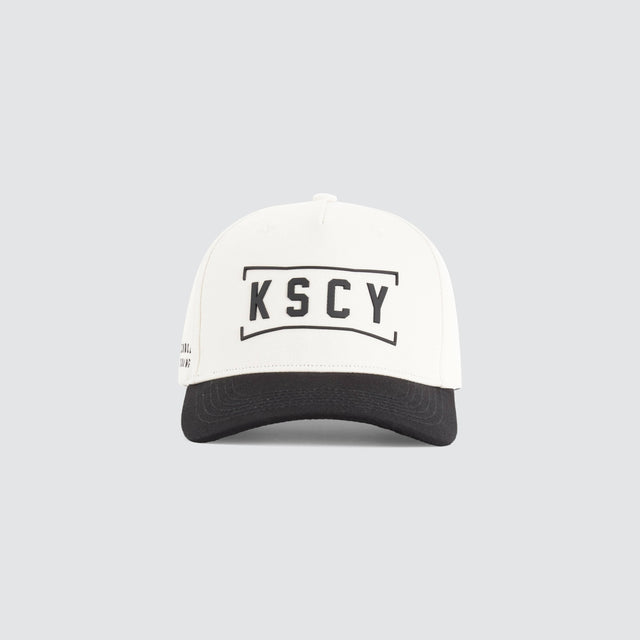 Kiss Chacey Bronx 5 Panel Curved Peak Cap White/Black