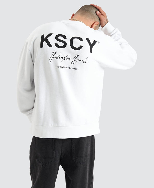 Kiss Chacey Brookhurst Relaxed Sweater - Optical White WHITE