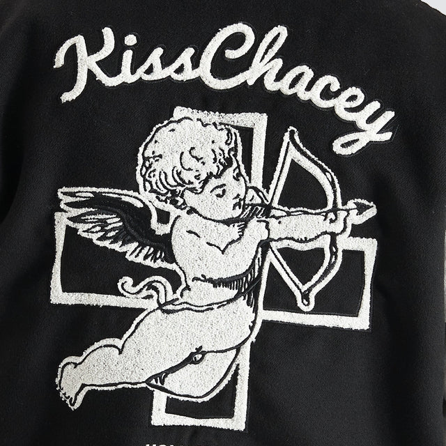 Kiss Chacey Code Vein Varsity Jacket Jet Black