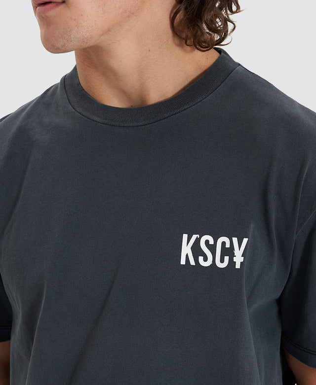Kiss Chacey Concealed Relaxed T-Shirt Black