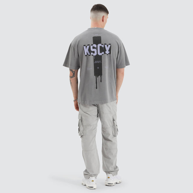 Kiss Chacey Corrib Street Tee Pigment Frost Grey