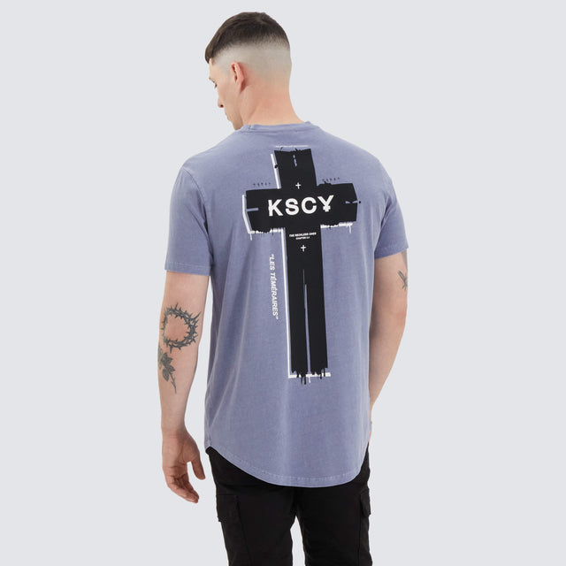 Kiss Chacey Craik Dual Curved Tee Pigment Blue Granite
