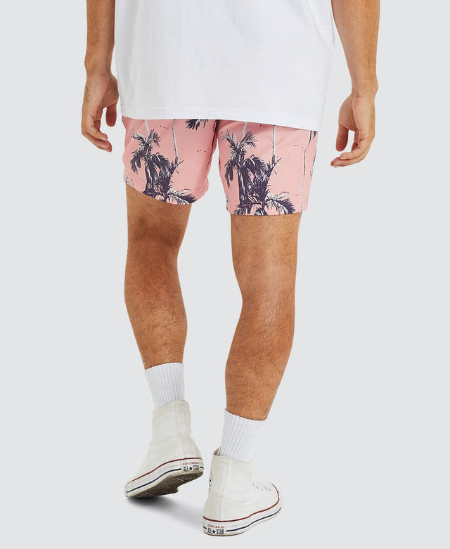 Kiss Chacey Dante Beach Short Pink/Black Print