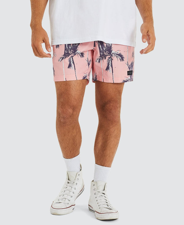 Kiss Chacey Dante Beach Short Pink/Black Print