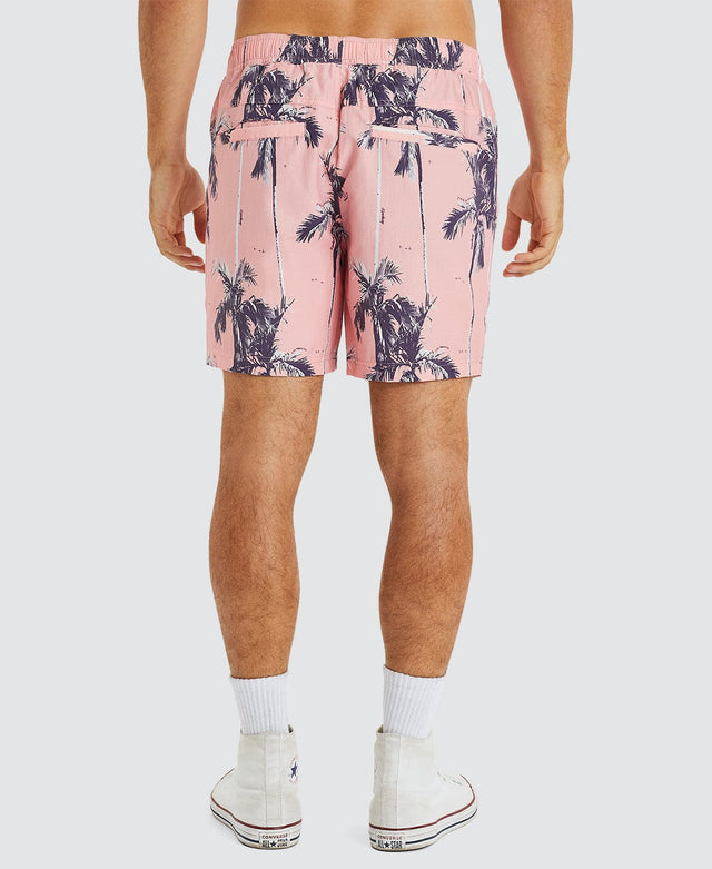 Kiss Chacey Dante Beach Short Pink/Black Print